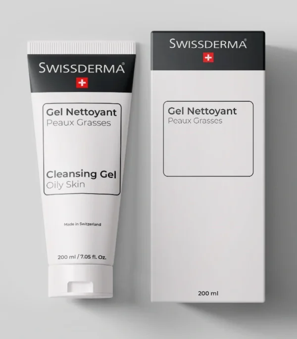 SWISSDERMA GEL NETTOYANT PEAUX GRASSES 200ML