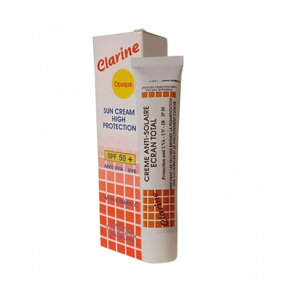 CLARINE CREME SOLAIRE OPAQUE IP 50+