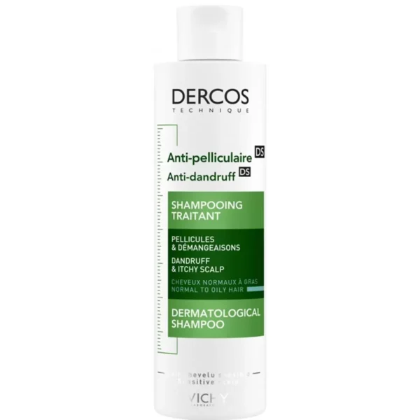 VICHY DERCOS ANTI PELLICULAIRE SECHES 200ML