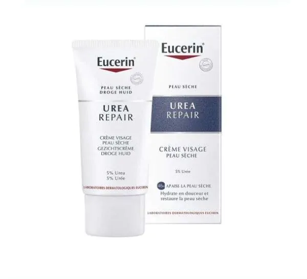 EUCERIN UREA REPAIR CREME VISAGE PEAU SECHE 5% UREE