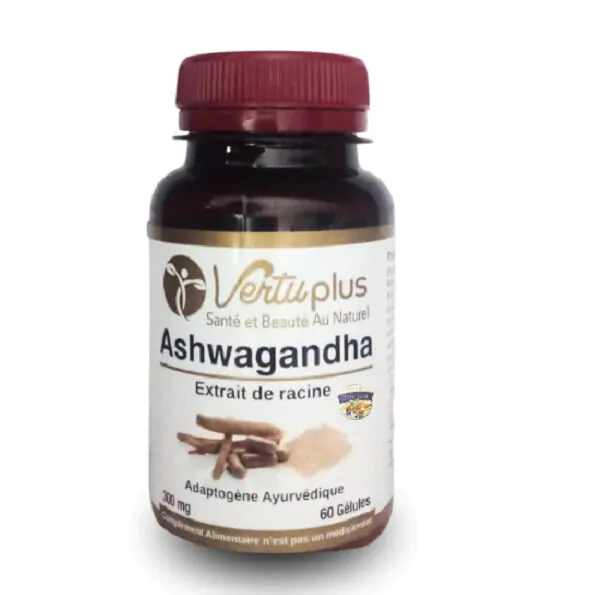 VERTU PLUS ASHWAGANDHA 300MG 6O GELULES