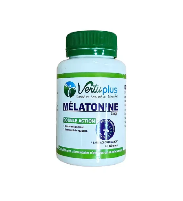 VERTU PLUS MELATONINE 2MG 60 GELULES