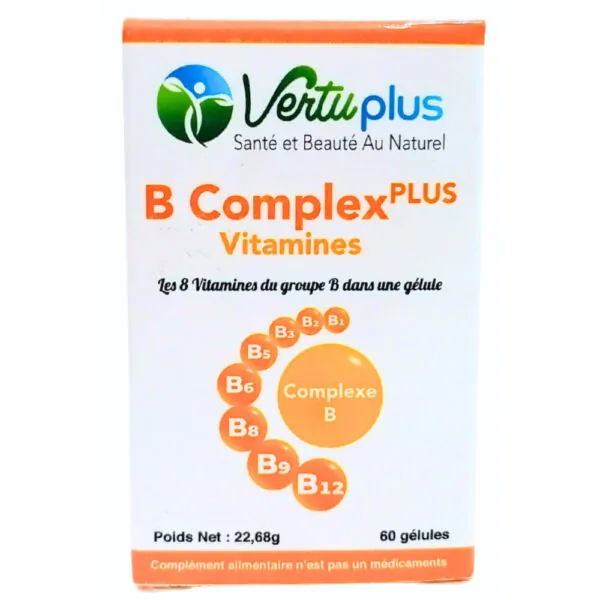 VERTUPLUS B COMPLEX PLUS VITAMINES 60 GELULES