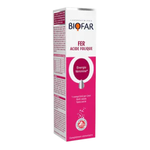 BIOFAR FER ACIDE FOLIQUE 20 CAPSULES